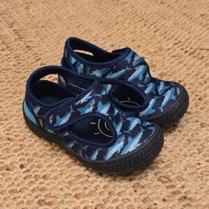 Oomphies Navy and Light Blue Kids Shoes